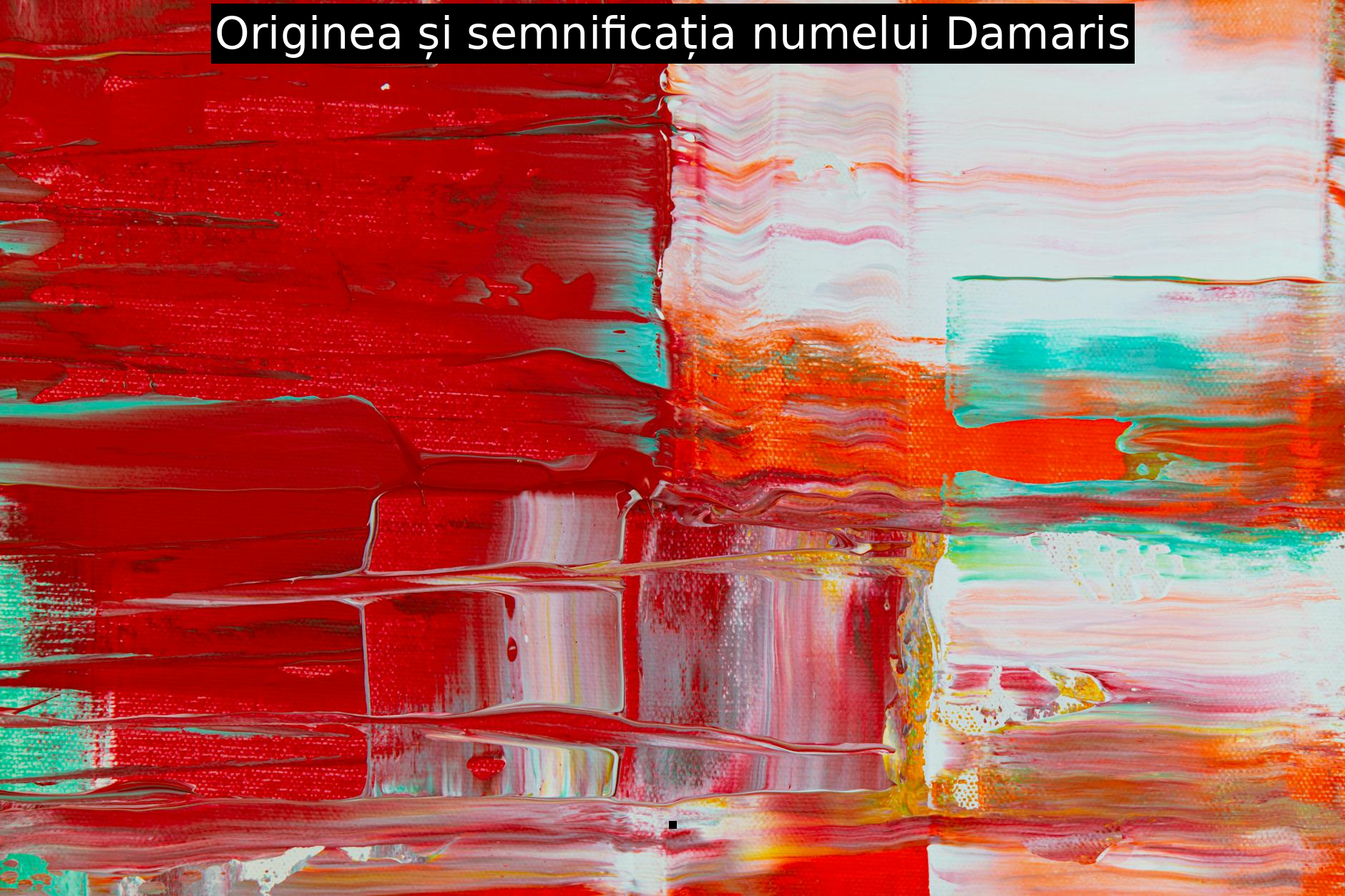 Originea și semnificația numelui Damaris