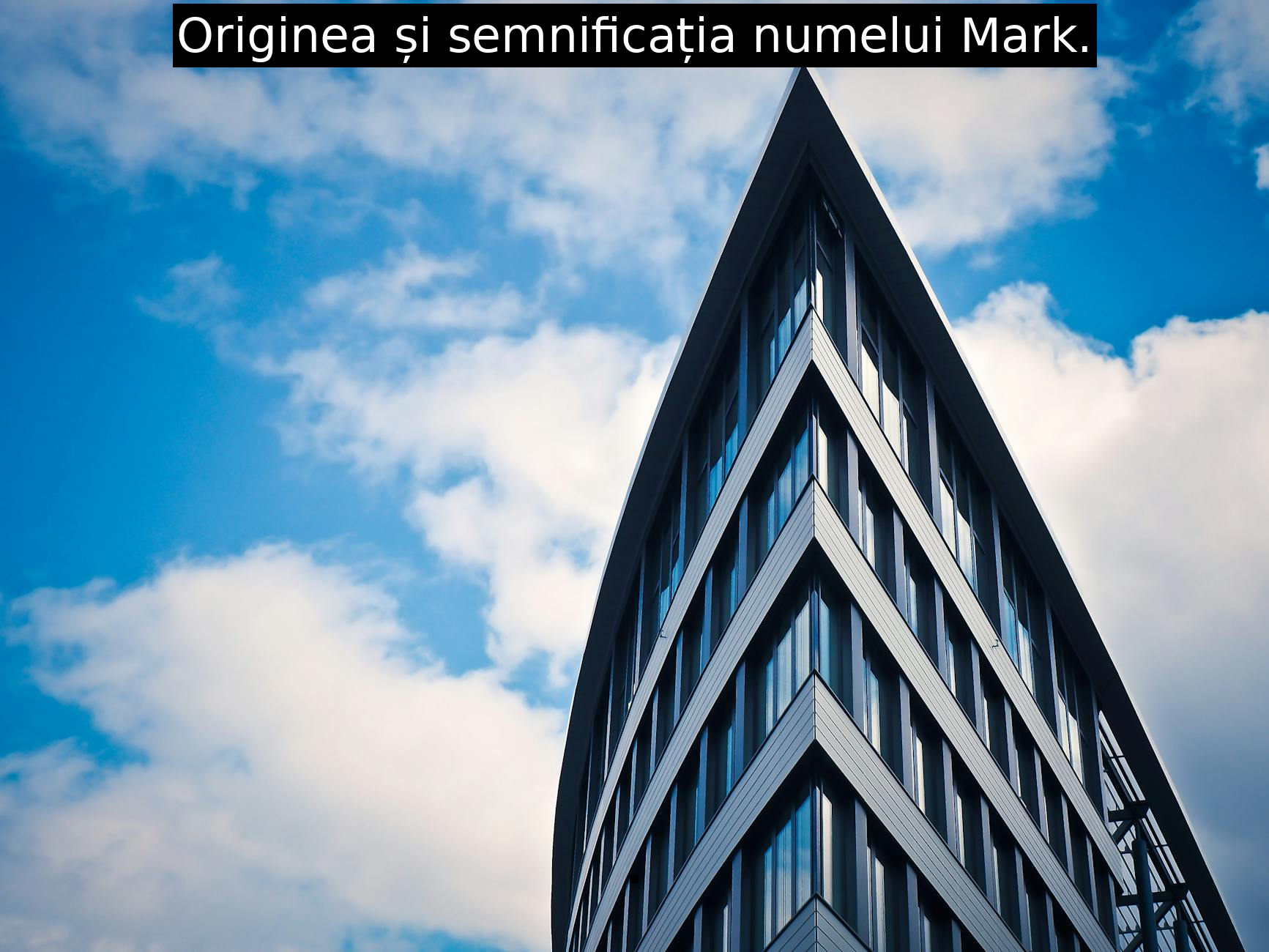 Originea și semnificația numelui Mark.