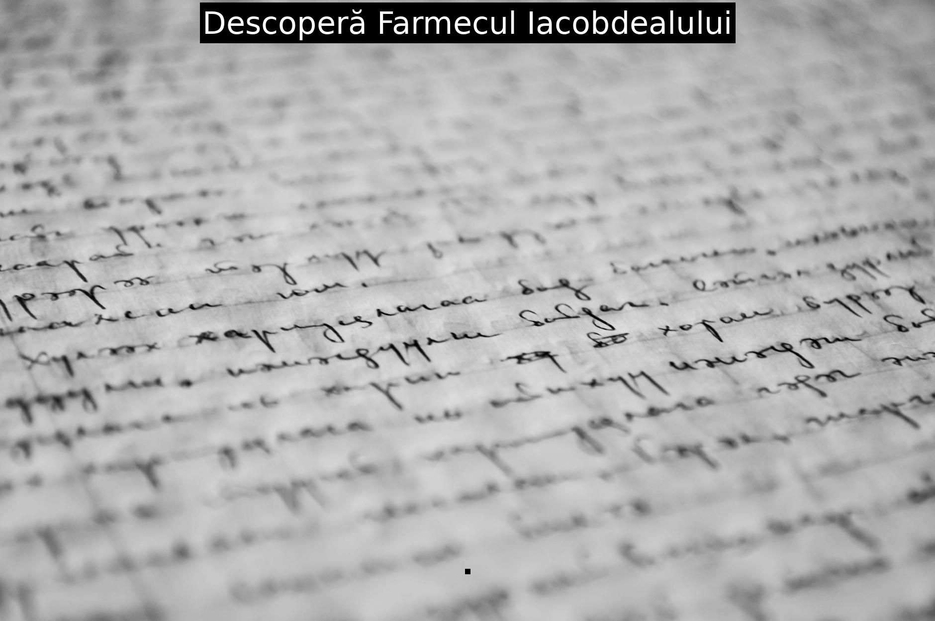 Descoperă Farmecul Iacobdealului