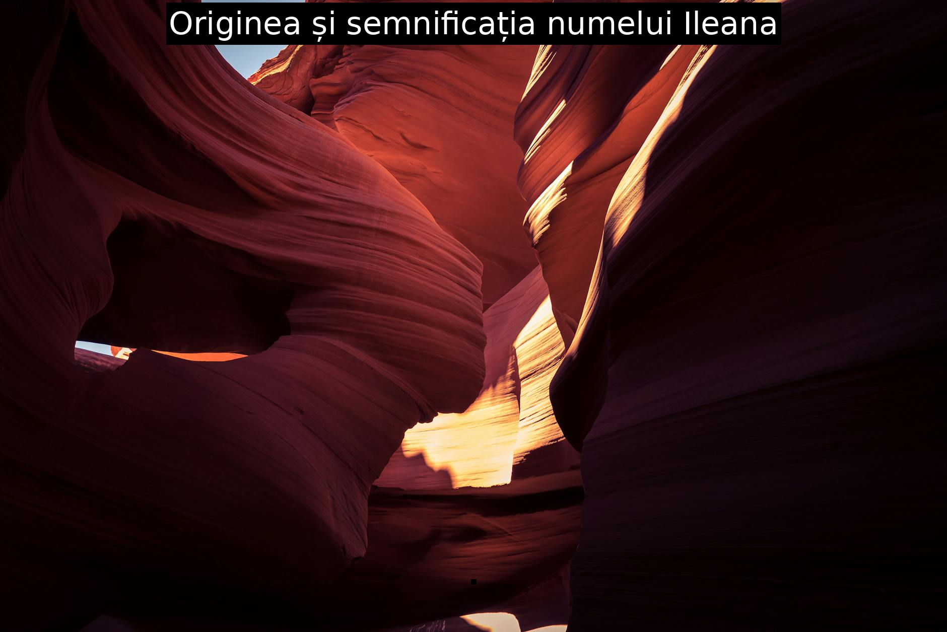 Originea și semnificația numelui Ileana